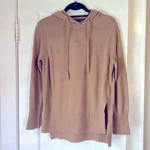 NWT Banana Republic Italian Wool Hooded Sweater - Camel Color, Size XS
